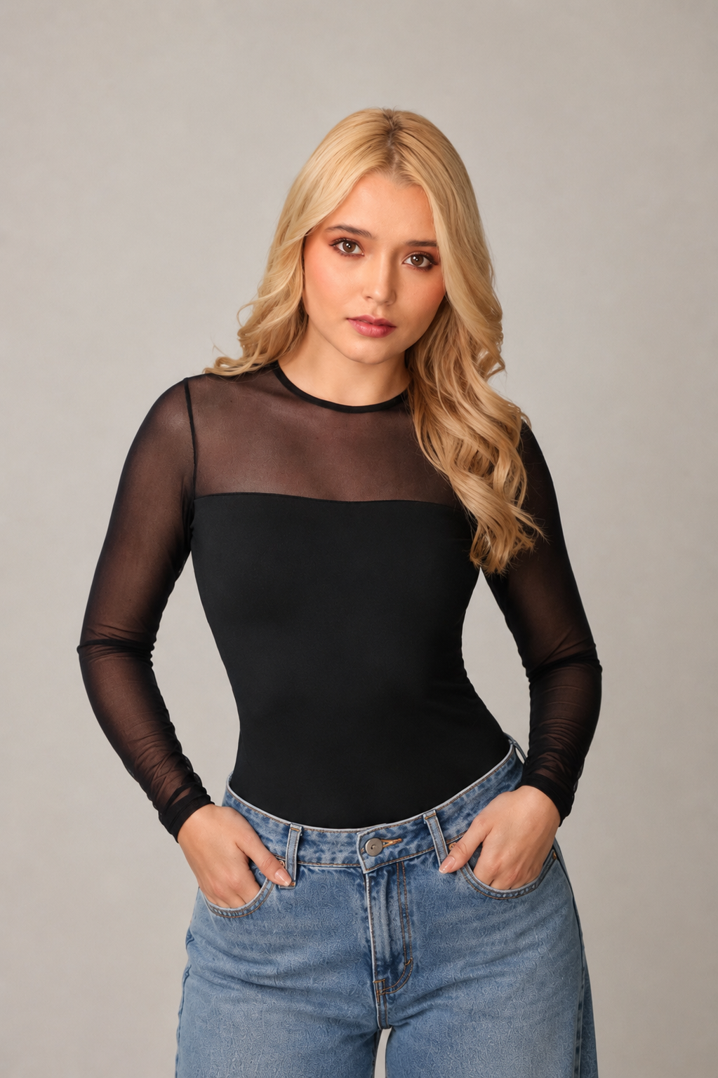 BODY BASIC MALLA NEGRO