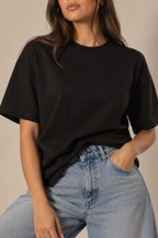 Camiseta tela premium Negra