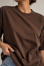 Camiseta tela premium Café